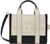 Marc Jacobs Off-White & Black 'The Colorblock Small' Tote