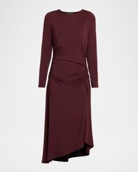 Theodora Ruched Midi Dress