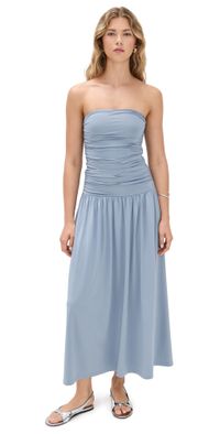 NIA Santal Dress Slate Blue S
