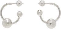 Jean Paul Gaultier Silver 'The Piercing' Earrings