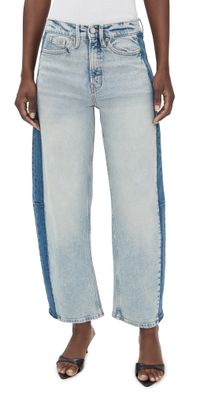 Good American Good Standard Barrel Jeans Indigo932 0