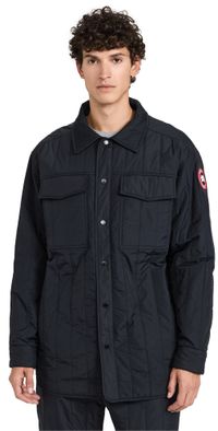 Canada Goose Carlyle Quilted Shirt Jacket Military Green - Vert Militair S