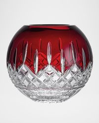 Lismore Red Rose Bowl, 8"