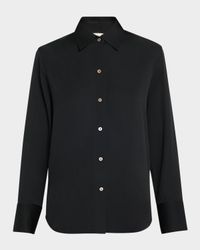 Classic Button-Front Blouse