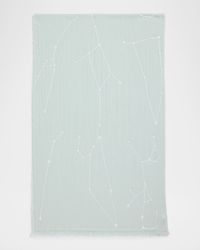 Beaded Constellation Cashmere/Wool Scarf