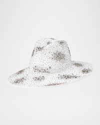 Neva Snowflake Embellished Fedora