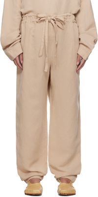 CASEY CASEY Beige Denmark Trousers