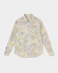 Kid's Journey Multicolor Floral Button-Front Shirt, Size 4-12