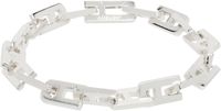 AMBUSH Silver 'A' Chain Bracelet