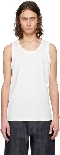 Officine Générale White Tino Tank Top