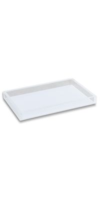 Tizo Design Lucite Tray White One Size