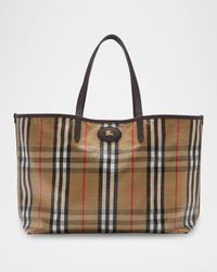 Highlands Large Check Tote Bag