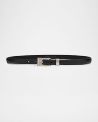 Downtown Leather Skinny Belt
