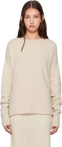 Lauren Manoogian Beige Soft Sweater