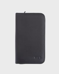 Monogrammed Leather Travel Grooming Toiletry Kit