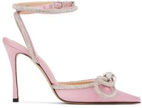 MACH & MACH Pink Double Bow 110 Heels