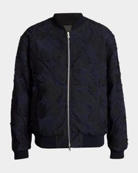 Men's Volker Floral-Embroidered Bomber Jacket