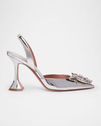Begum Mirror Ornament Slingback Pumps