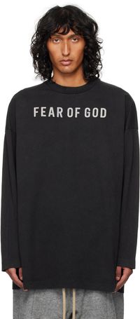 Fear of God Black 'Fear of God' Thunderbird Long Sleeve T-shirt