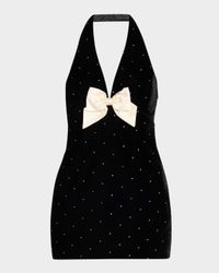 Kathy Velvet Halter Mini Dress