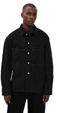 Lemaire Workwear Overshirt Black 48