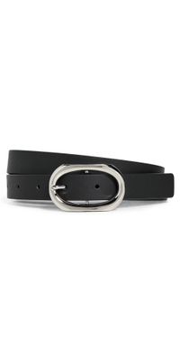 ANINE BING Small Signature Link Belt Black XS/S