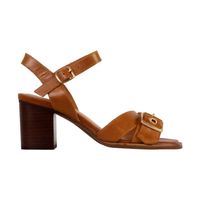 Emilie Karston - Sandales à talon cuir clara - Taille 40 - Marron