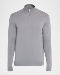 Men's Wool Half-Zip Sweater