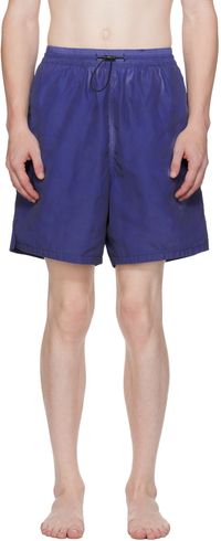 BAPE Short bleu à motif camouflage thermosensible