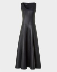 Nappa Leather Midi Dress
