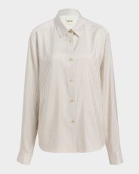 Argo Stripe Silk Shirt