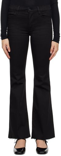 FRAME Black 'Le Easy Flare' Jeans