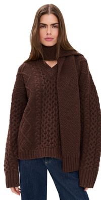Still Here Minnesota Sweater Chocolate M/L