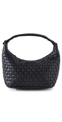 MZ Wallace Mini Woven Hobo Bag Black One Size