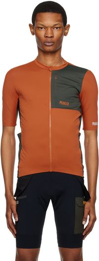 PEdALED Orange & Brown Odyssey T-Shirt
