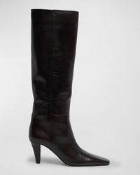 Jill Calfskin Knee Boots