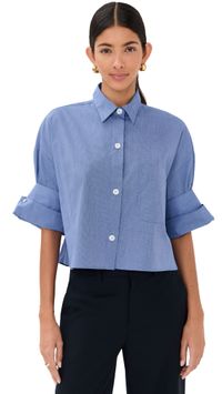 TWP Next Ex Shirt White/Navy XS/S