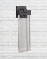 Aria 1-Light Large LED Outdoor Wall Mount - Black Matte