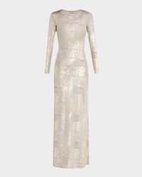 Christie Washed Metallic Maxi Dress