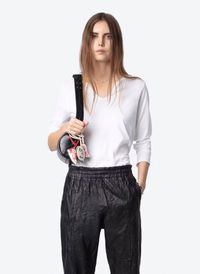 Zadig&voltaire - Tee-shirt tunisien en coton - Taille L - Blanc