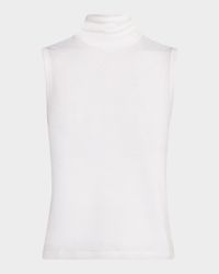 The Knit Turtleneck Tank Top
