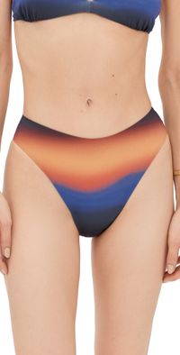 Nomads Palm Bikini Bottoms SUNDOWN PRINT 3XL
