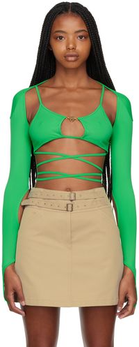 BONBOM Green Karina Long Sleeve T-Shirt