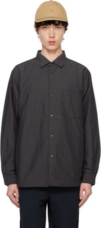 nanamica Blouson-chemise isolé gris
