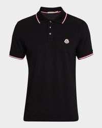 Men's Short Sleeve Polo with Contrast Sleeves