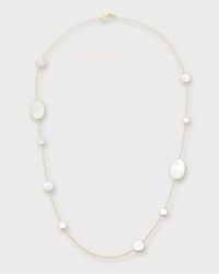 Multi Shape Necklace in 18K Gold