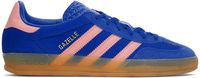 adidas Originals Blue & Pink Gazelle Indoor Sneakers