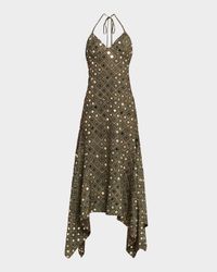 Mattias Mirror Tile Midi Dress