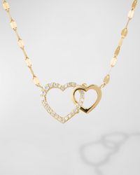 Flawless Interlocking Heart Pendant Necklace