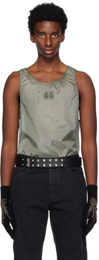 44 Label Group Khaki Sheer Tank Top